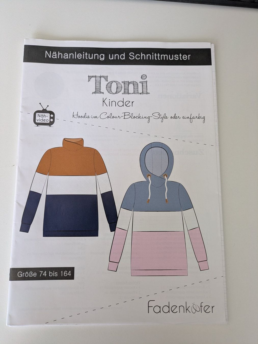 Cartamodelli: Schnittmuster: Fadenkäfer Toni – Nuovo (secondo la descrizione) da Bern venduto da Puzzling_Mom