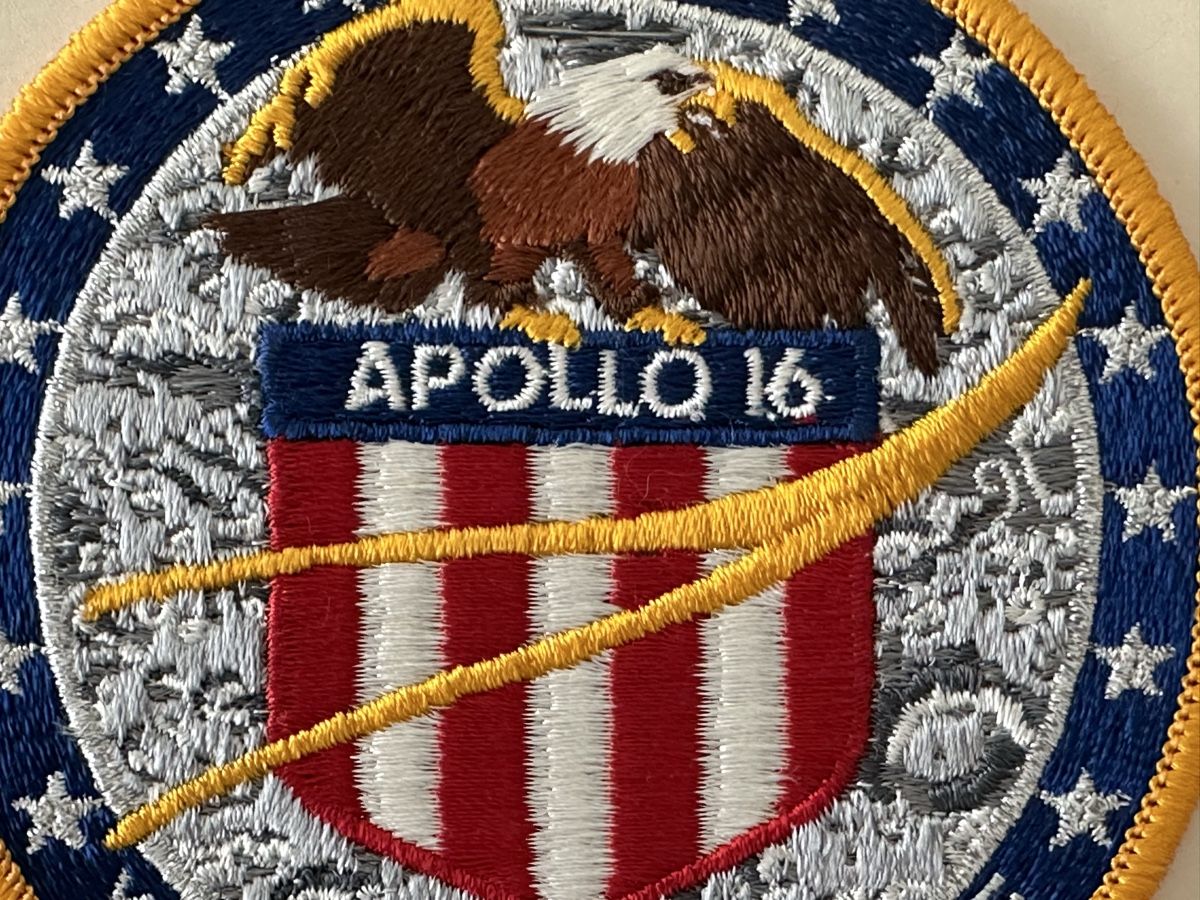 NASA Toppe: Ecusson brodé original de 1972 Apollo 16 - NASA – Nuovo e nell'imballaggio originale da Promasens venduto da Toblerone83 1