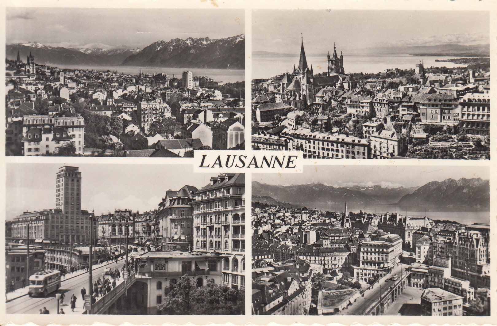 Cartoline postali: Lausanne 1958 – Usato da Bürglen TG venduto da StampGraf