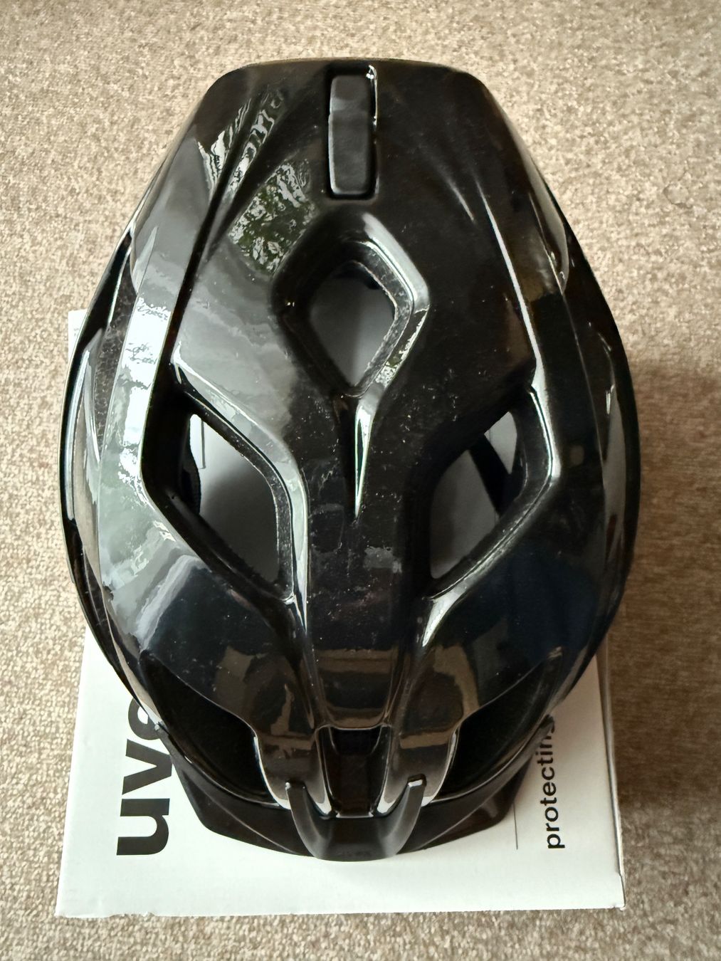 Uvex Helme: Neuer UVEX active Velohelm, 56-60cm, schwarz – Neu und originalverpackt aus Thun von dane_pao 2