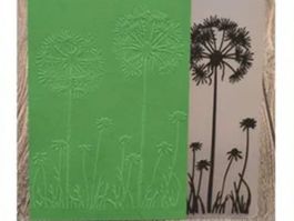 Prägeschablone Nr.342, Blumen (Sizzix geeignet)