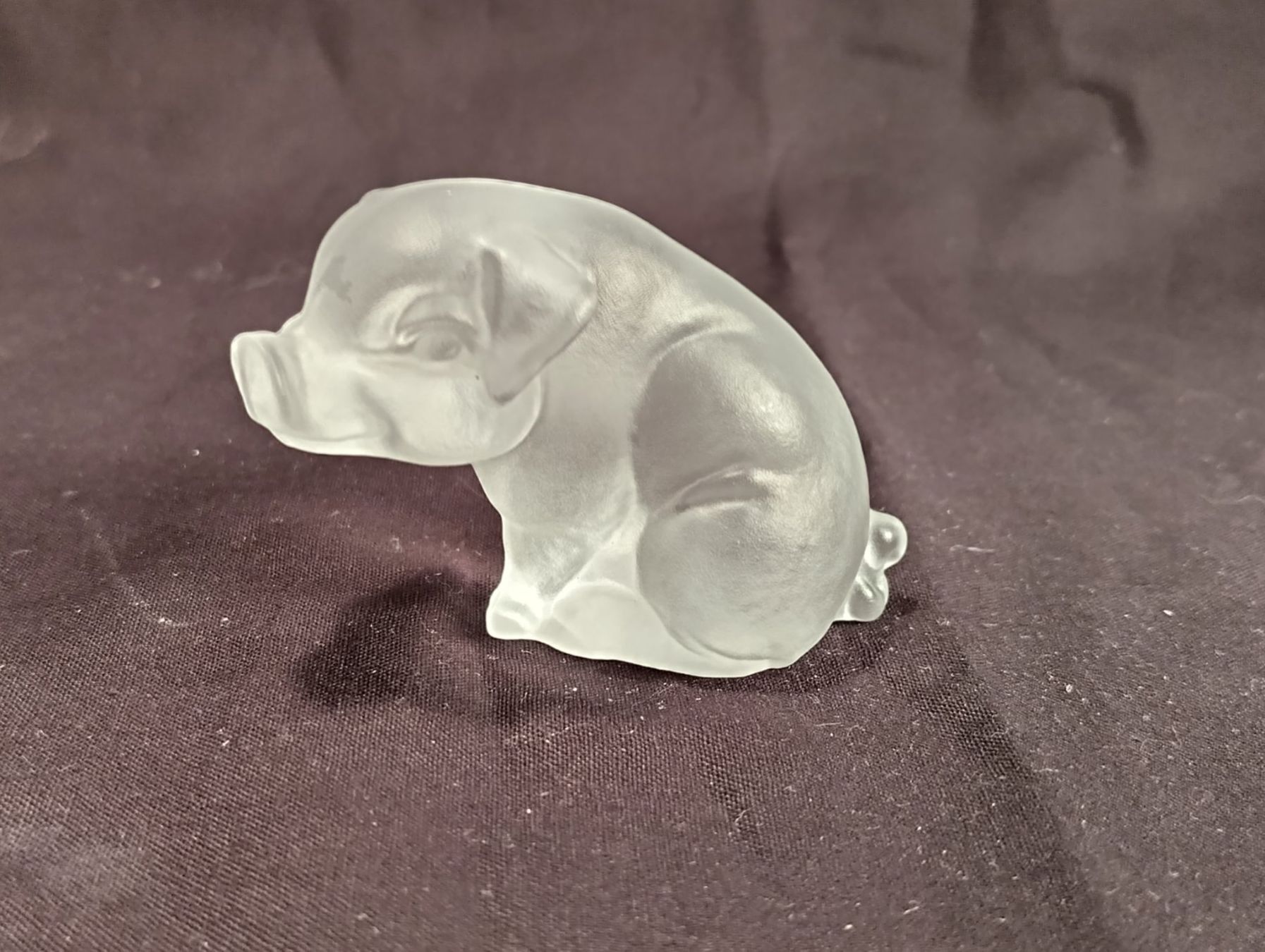 Statuette: Schwein, Glas – Nuovo (secondo la descrizione) da Bellach venduto da JingleCherry