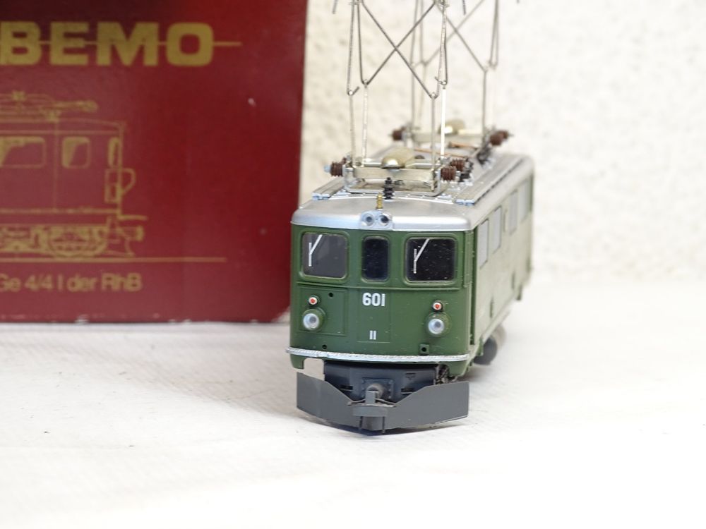 Bemo Modelleisenbahnen: Bemo 1250 121 RhB Elektrolok Ge4/4 Albula 601, H0m, OVP – Gebraucht aus Wohlen AG von Ex-Naruemon1964 5
