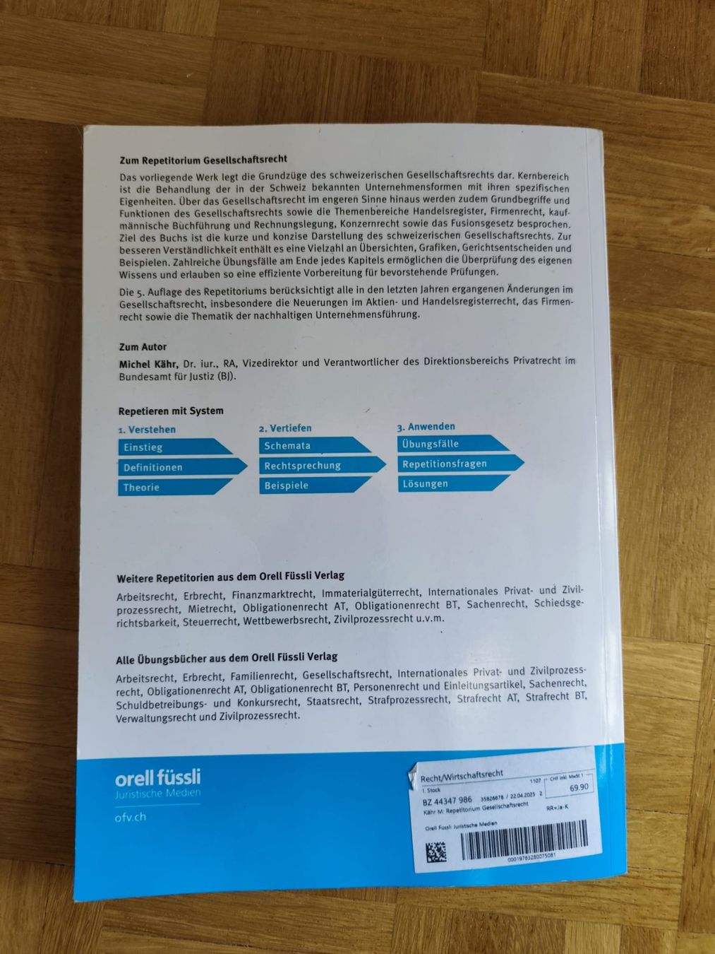 Libri: Gesellschaftsrecht Repetitorium 5. Auflage – Usato da Bern venduto da noelkellerhals 1