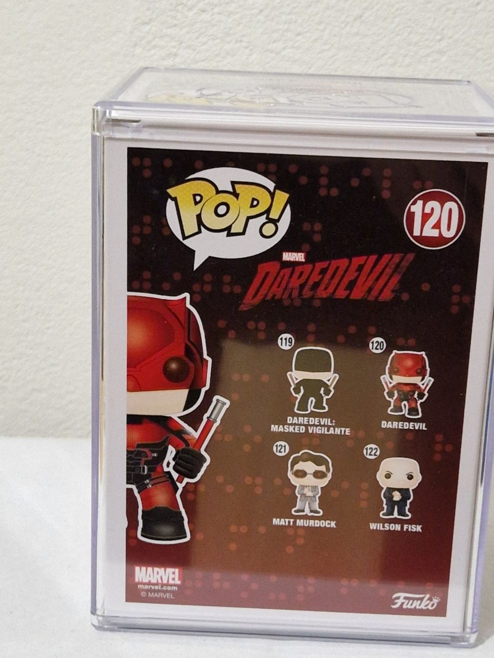 Funko Statuette: Funko Pop Marvel Daredevil Red Suite #120+ Acryl-Schutzhülle – Nuovo (secondo la descrizione) da Igis venduto da Vulleta.38 4