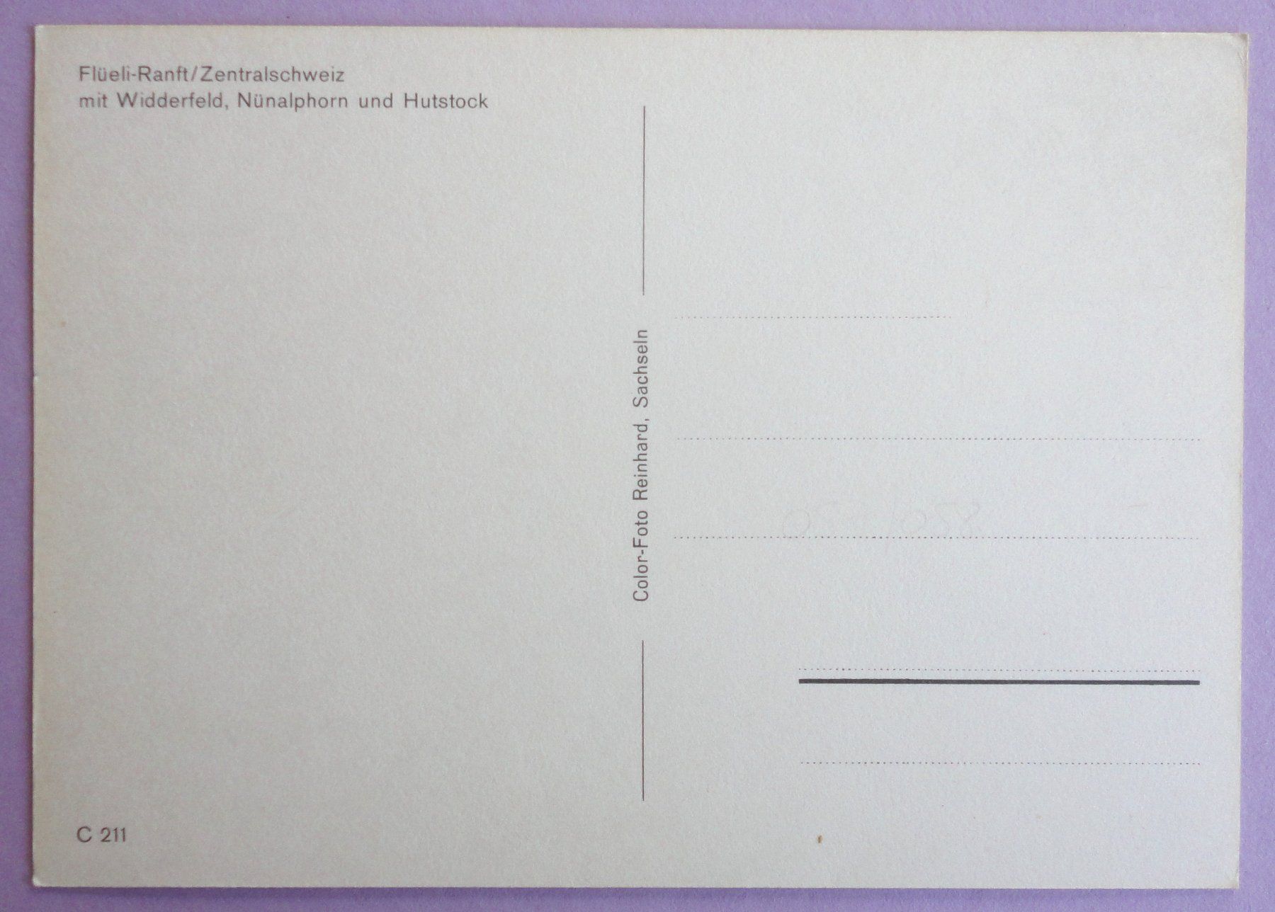 Cartoline postali: Flüeli-Ranft – Usato da Fétigny venduto da Billy2miny 1