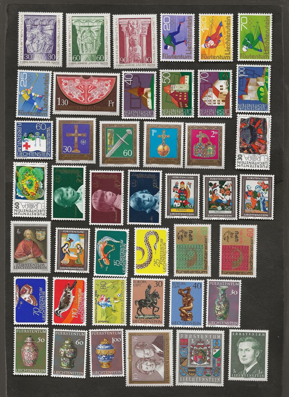 Tous les timbres: Liechtenstein 157 Marken postfrisch – D'occasion à Au ZH par xelagreb01 1