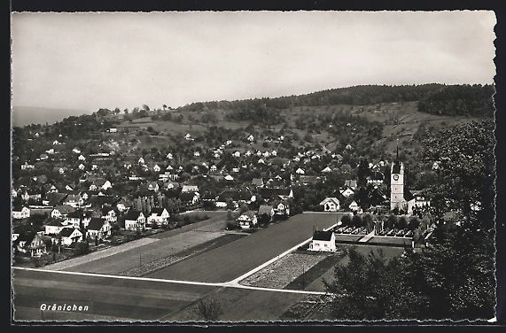 Cartes postales: Gränichen, Totalansicht aus der Vogelsc – D'occasion à Berlin par bartko-reher