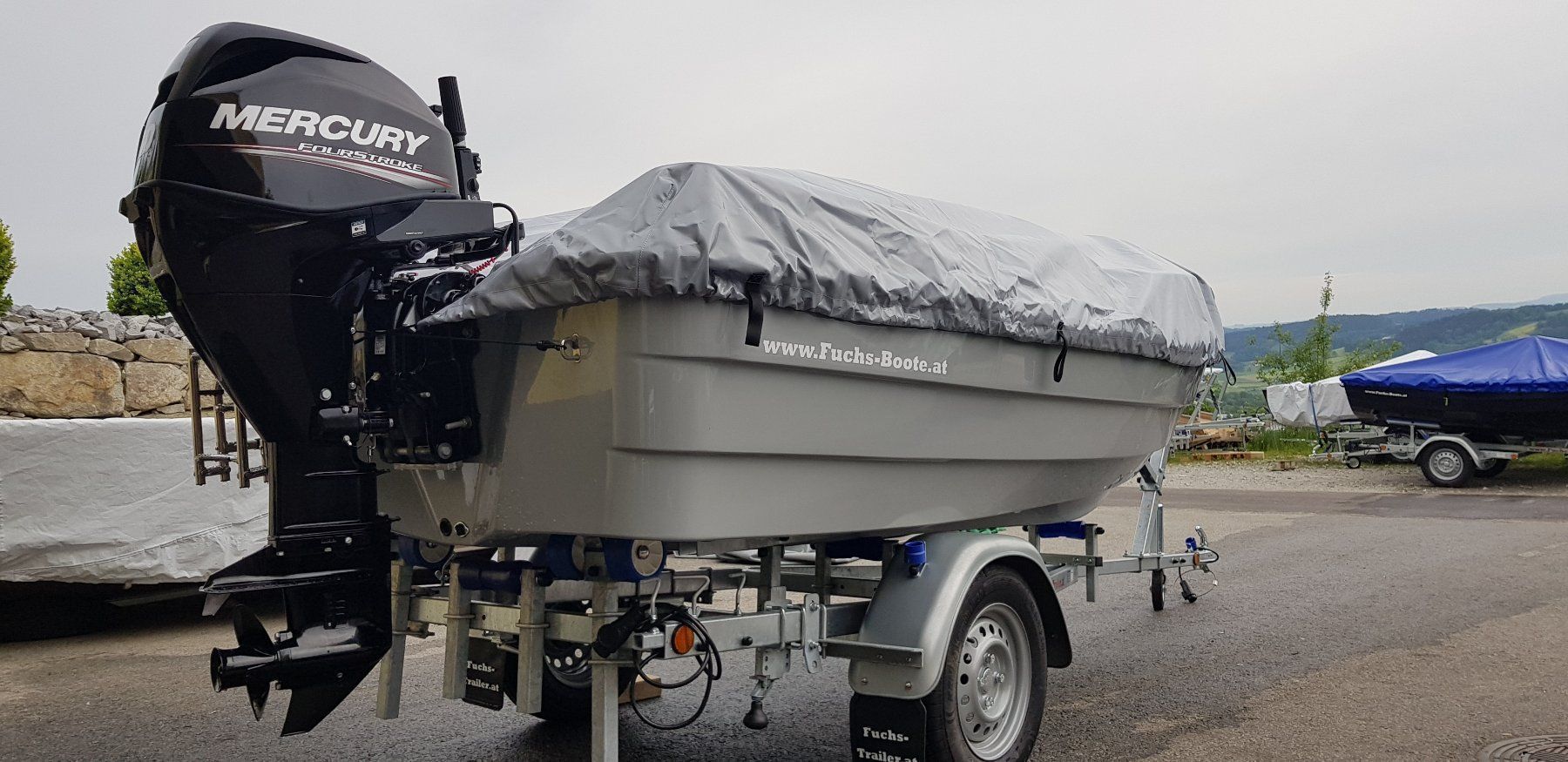 Barche: LAGERND NEU 420 DELUXE Boot Motorboot Ruderboot GFK Boot – Nuovo e nell'imballaggio originale da Aigen Schlägl venduto da Fuchs-Boote 7