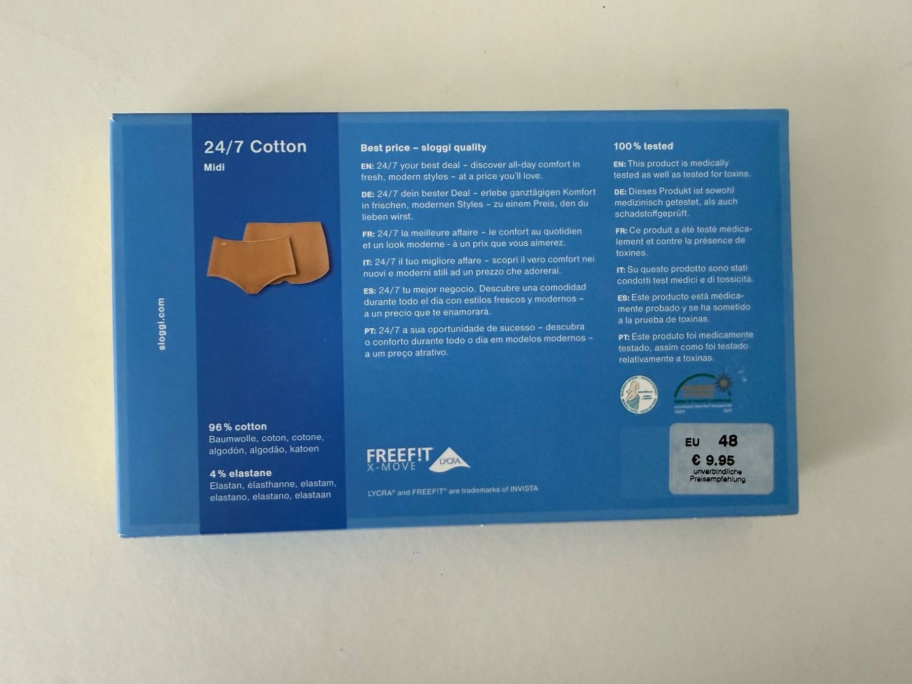 Sloggi Sonstige Unterwäsche: SLOGGI Cotton, Slip Midi, Grösse 48, Farbe Braun – Neu und originalverpackt aus Rudolfstetten von gst_g7xl 2