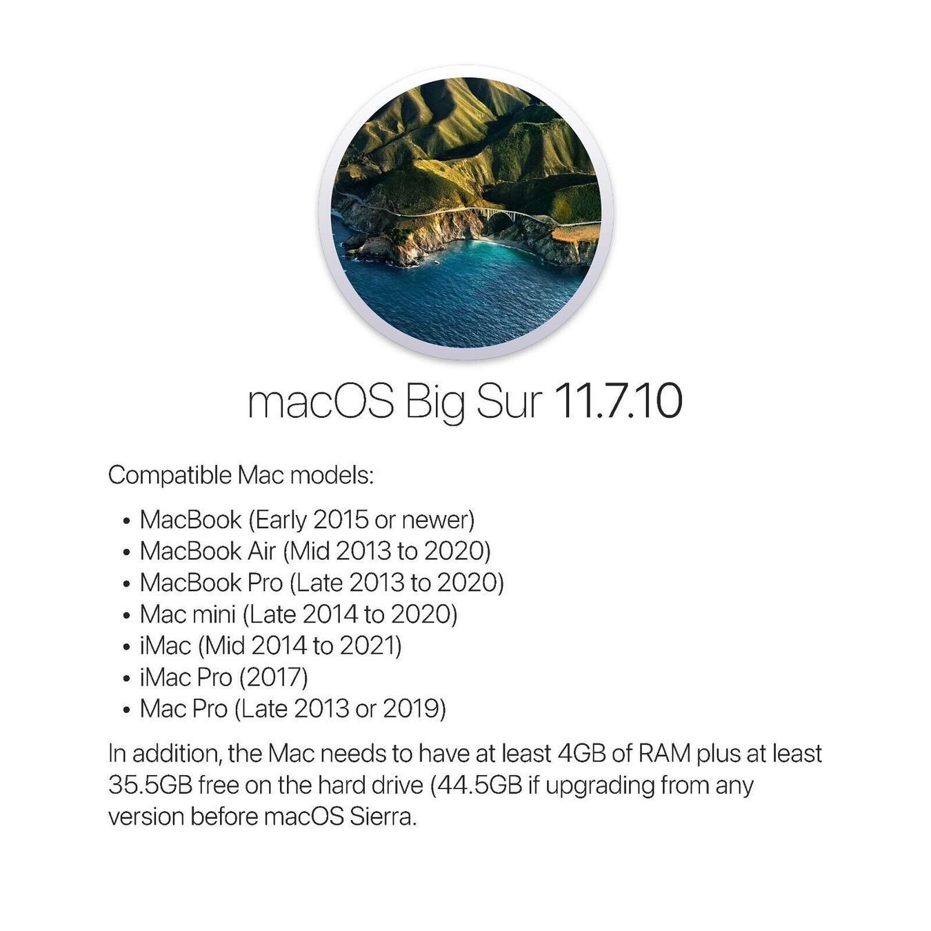Apple Software: Apple macOS 11 Big Sur, Operating system, bootable USB-stick – Nuovo (secondo la descrizione) da Gerlafingen venduto da PC-Help-Zuchwil-GmbH 2