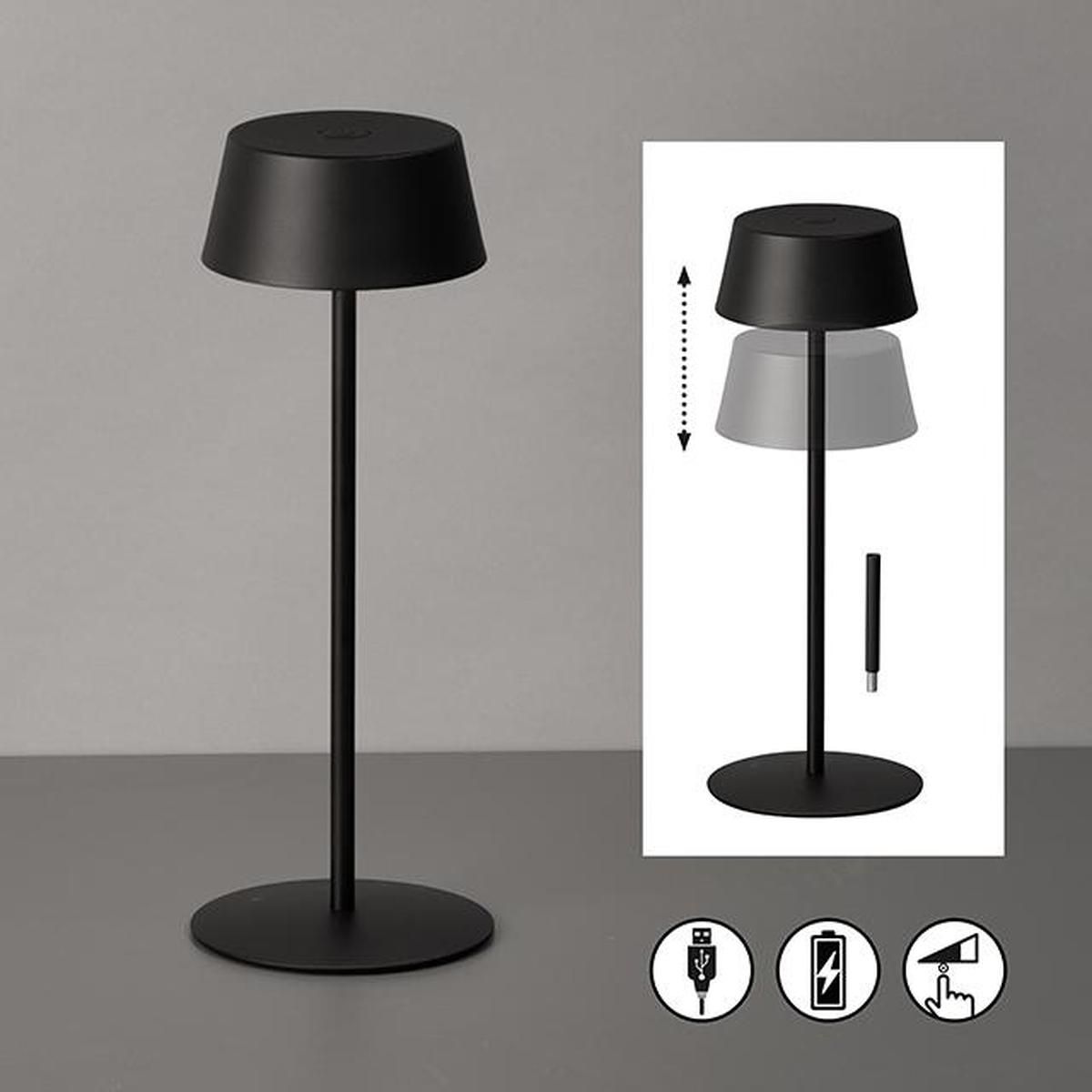 Lampade: LED Aussen Tischleuchte Akku, 30 cm Höhe – Nuovo (secondo la descrizione) da Kreuzlingen venduto da Smart-Light