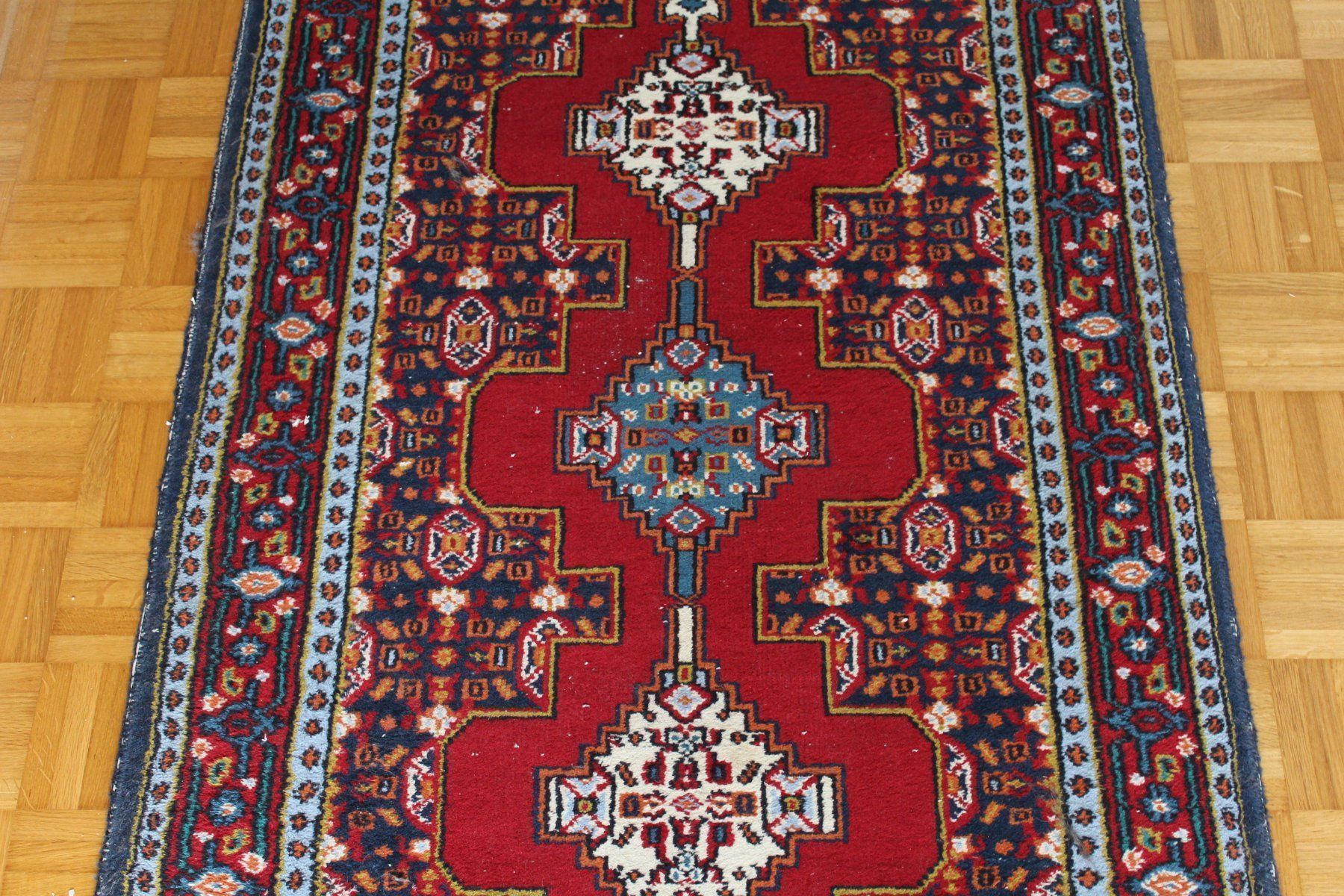 Tappeti: älterer orientalischer Läufer / Teppich 157 x 81 cm – Usato da Rüschegg-Heubach venduto da Ofen111 6