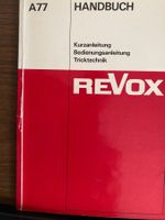 Revox A 77 Handbuch