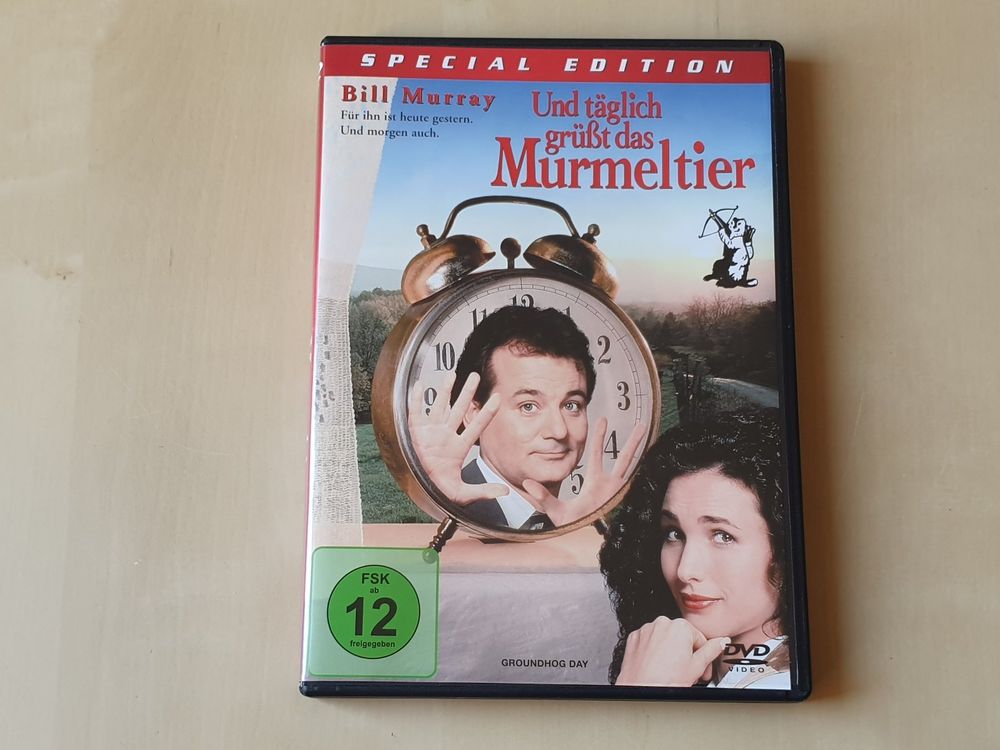 Und Täglich Grüßt Das Murmeltier – Kult-Komödie Auf VHS Mit Bill Murray, Perfekt Für Filmfans Und Nostalgiker