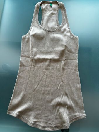 Débardeur femme Benetton beige taille S 32