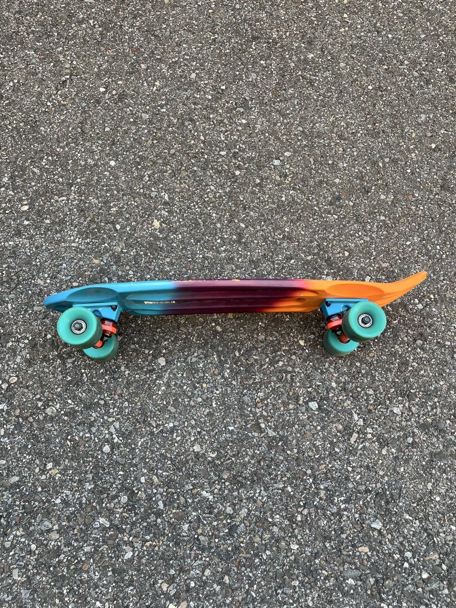 Decathlon Skateboards: Skateboard Oxelo Blau/Orange Decathlon – Usato da Winterthur venduto da Ilen 2