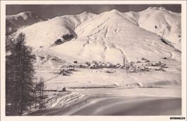 Zuoz GR // Dorf mit Skifeldern ca. 1930