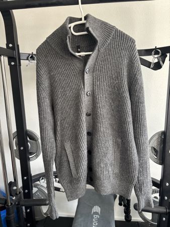 MADDISON Strick-Cardigan, Pullover, L, grau