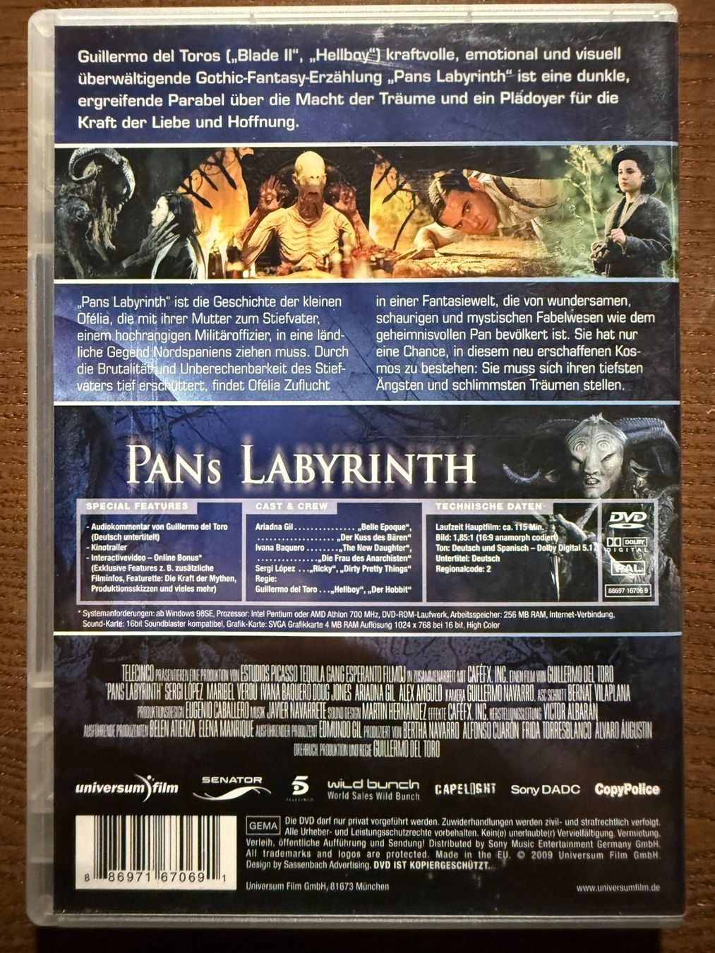 Tutti i DVDs: Pans Labyrinth – Usato da Zürich venduto da FilmFreunde 1