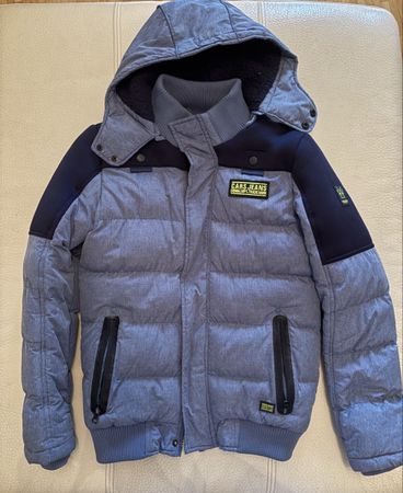 Boys Jeans Padded Winter Jacket, Size 152-158