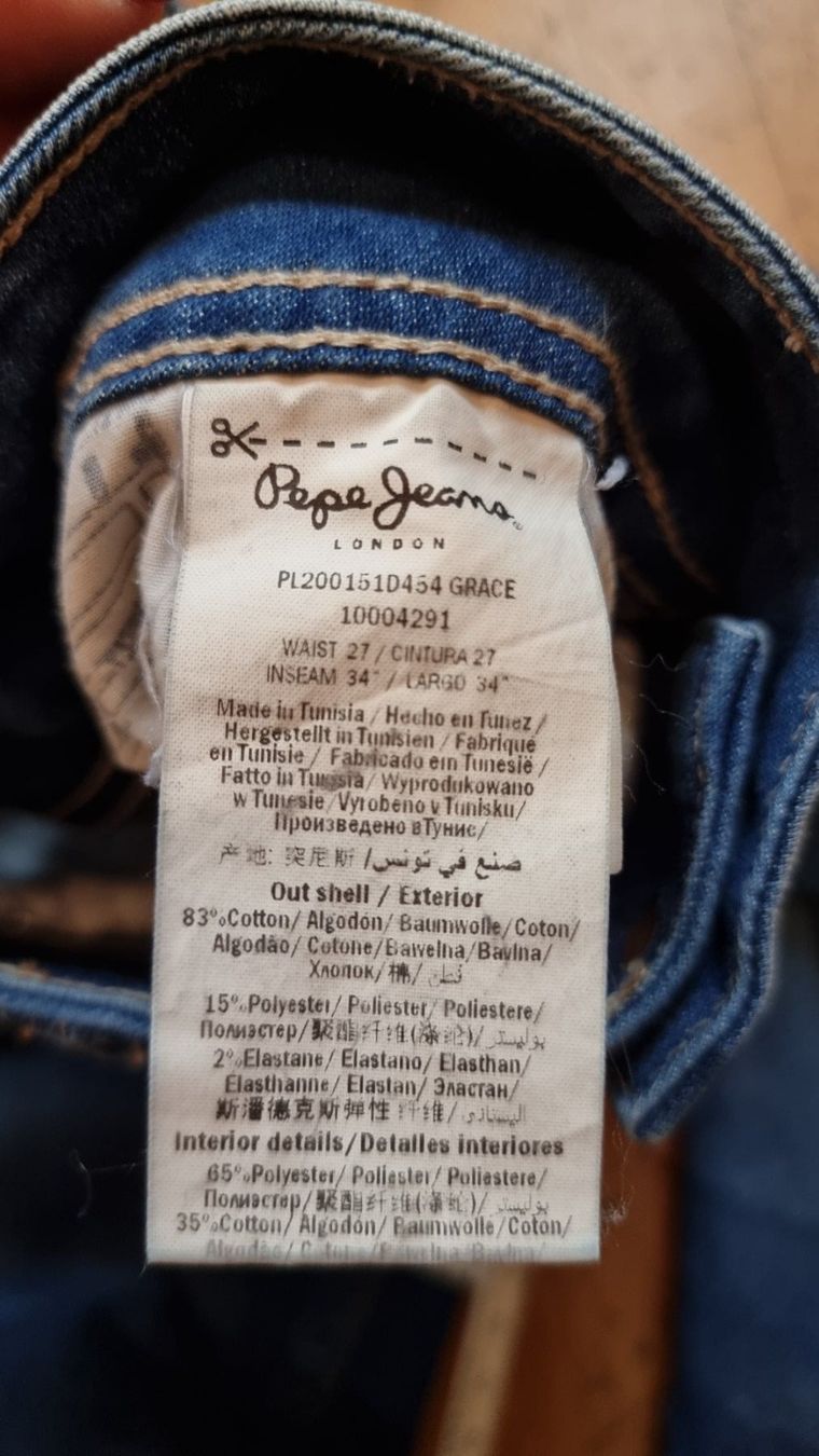 Pepe Jeans Jeans: Pepe Blue-Jeans cropped/flared, regular waist, Gr.27/34 – Usato da Basel venduto da abalou98_secondhand 4