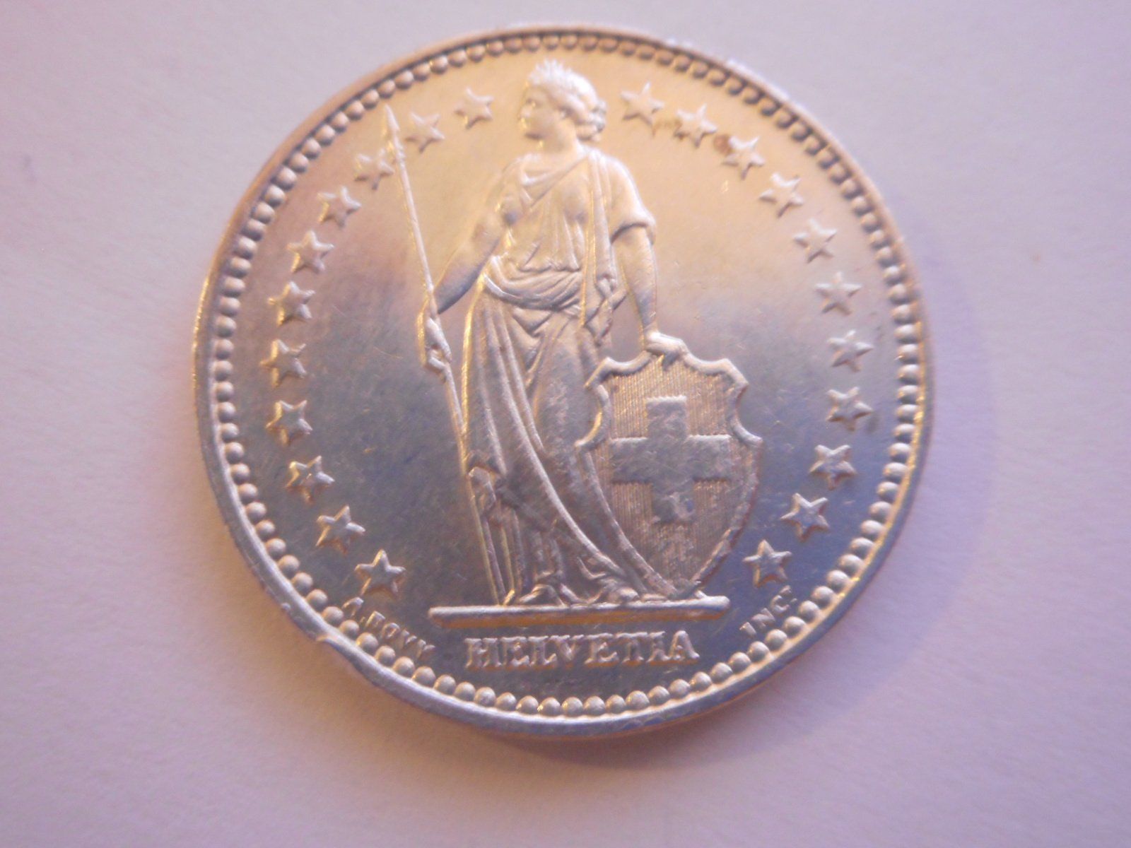 Tutti le monete: 2 Fr. 1921 silber  unz/stgl – Nuovo (secondo la descrizione) da Kriegstetten venduto da pizlad2010 2