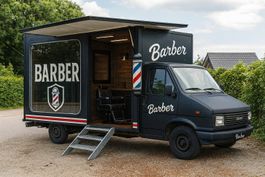 Tinyhous Barbershop Tattooshop Camper 87656Km ab Platz