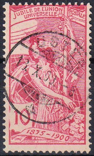 Alle Briefmarken: 78B, UPU,  Vollstempel Uster – Gebraucht aus Basel von Bingis