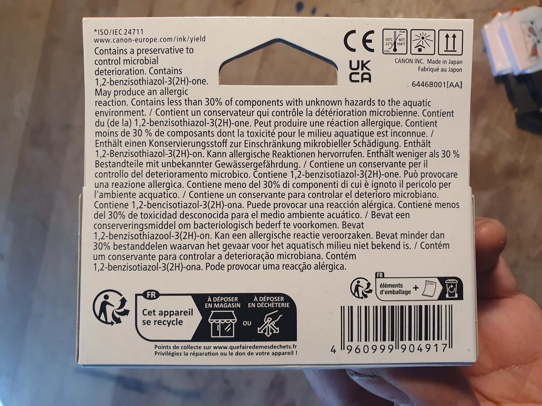 Canon Cartucce per stampanti & toner: 4 Stk Druckerpatronen Canon BK 551 – Usato da Zürich venduto da loosebone 5