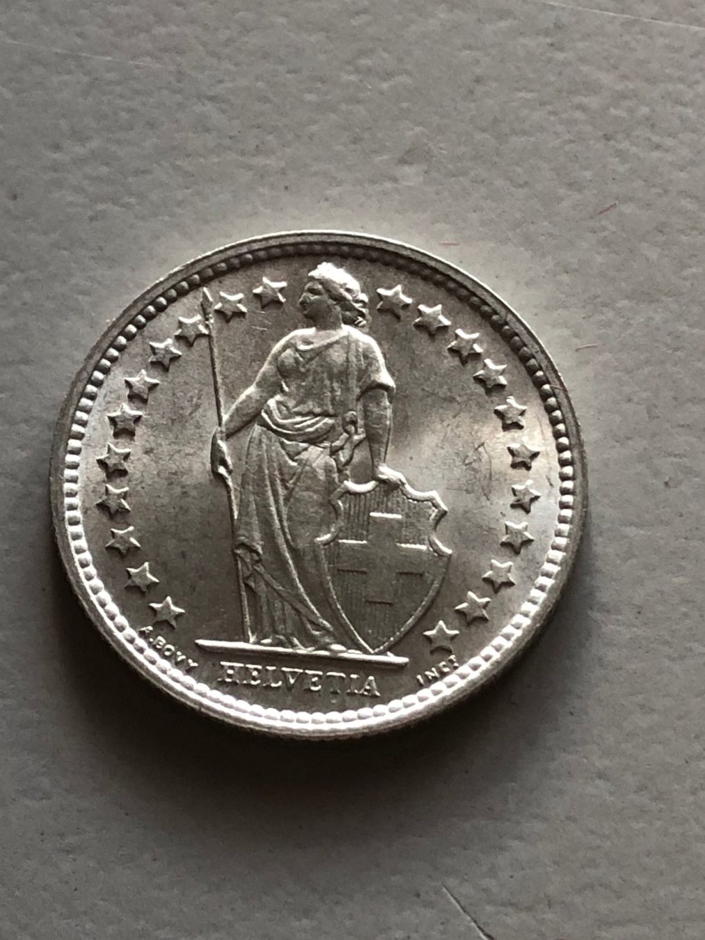 Alle Münzen: 50 Rp. 1957 unz. – Neu (gemäss Beschreibung) aus Schötz von Odpa 1