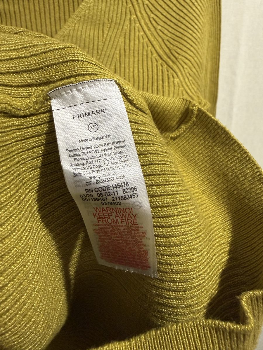 Primark Maglioni & Felpe: Damen Pullover Primark Rippstrick oliv Grösse XS neu – Nuovo (secondo la descrizione) da Regensdorf venduto da BigCloset680 2
