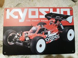 Kyosho Blechschild neu