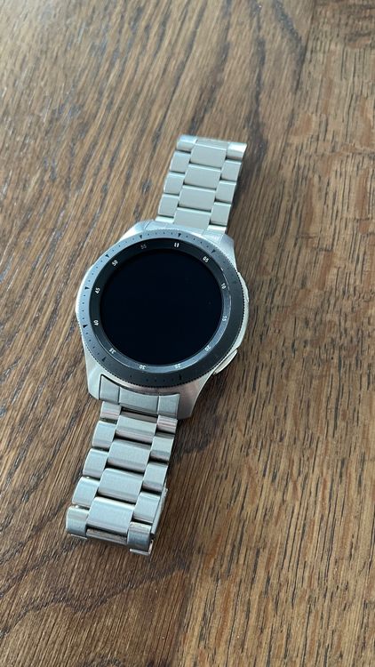 Samsung Galaxy Watch Mm Sm R Silber Kaufen Auf Ricardo