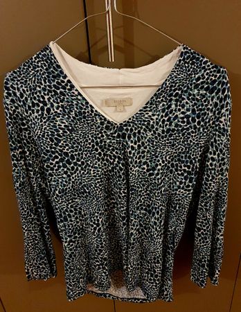 Hobbs London Shirt, V-Ausschnitt, Gr. M, Top Zustand!