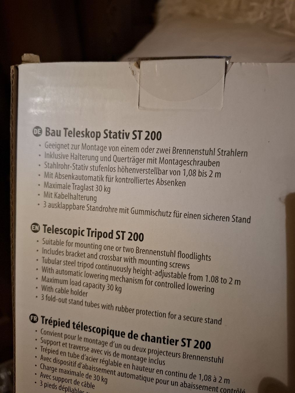 Stative & Köpfe: Brennenstuhl Teleskop Stativ ST 200 – Neu und originalverpackt aus Oberegg von danni-1985 1