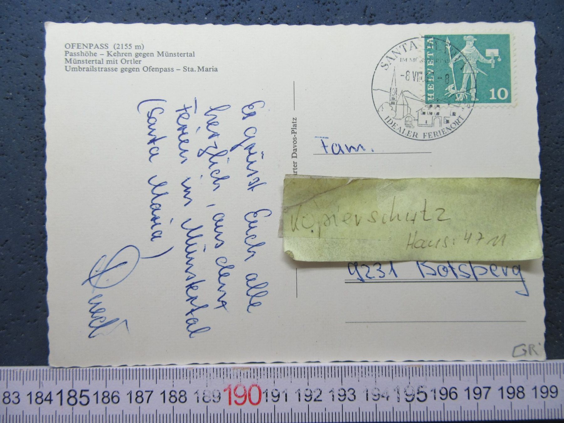 Cartoline postali: OFENPASS PASSHÖHE TANKSTELLE OLDTIMER AUTOS AK GR – Usato da Ettingen venduto da Hausi4711 2