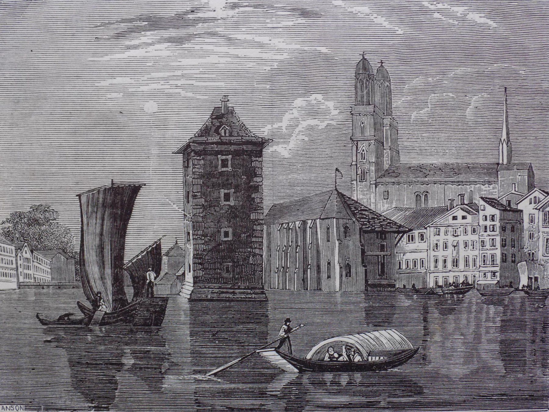 Incisioni: Zürich Stadthaus – Usato da Risch venduto da Rischli15 1