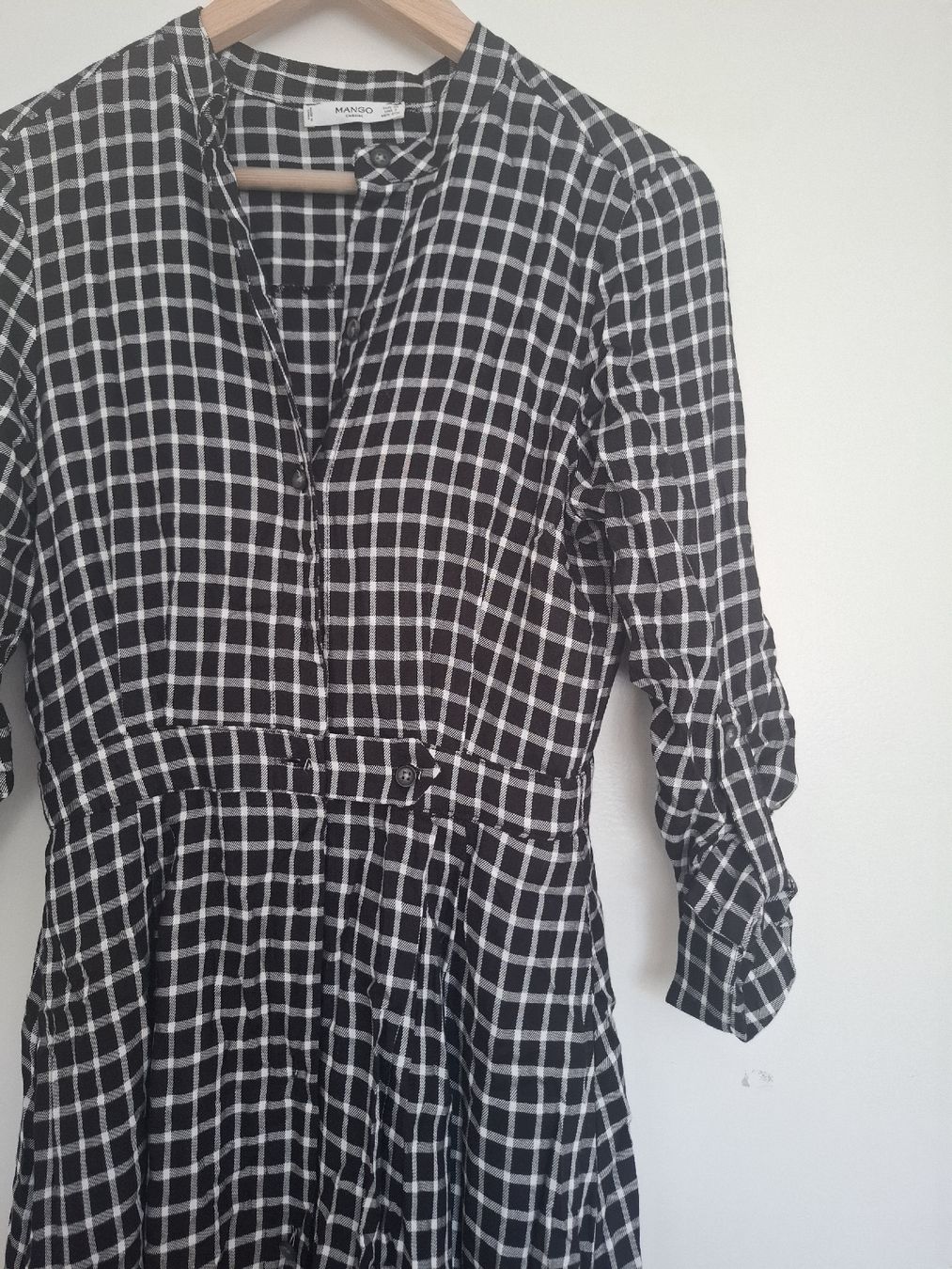 Mango Vestiti: Mango Kleid, schwarz/weiss kariert – Nuovo (secondo la descrizione) da Bern venduto da isa_tp9s