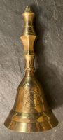 Ancienne clochette de table en laiton avec pentagramme