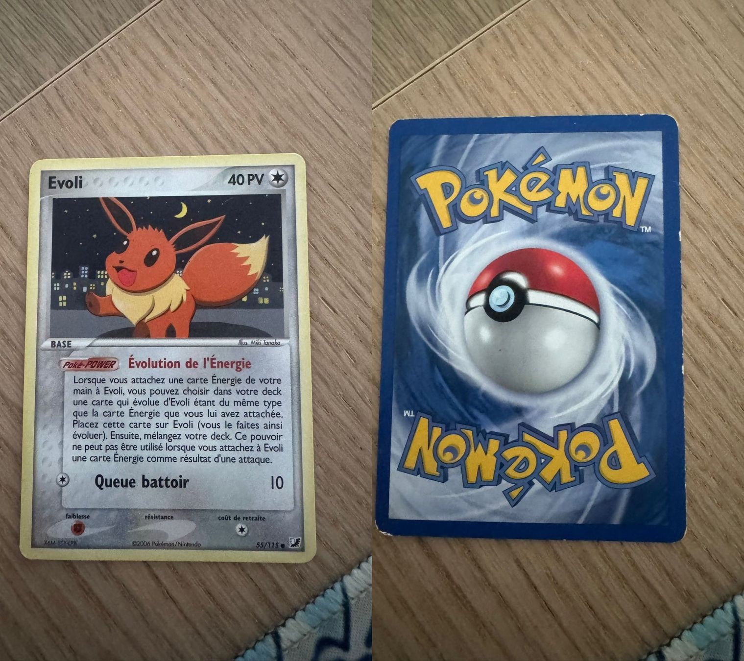 Pokémon Sammelbilder & Trading cards: Evoli 55/115 – Gebraucht aus Chavannes-Renens von skywalker1942