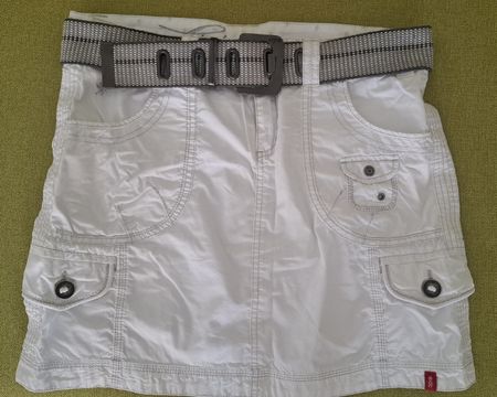 Jupe/Rock von edc by esprit, G: 38, weiss