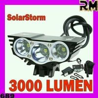 SolarStorm X3 3xCree XM-L4-Modes 3000 LM