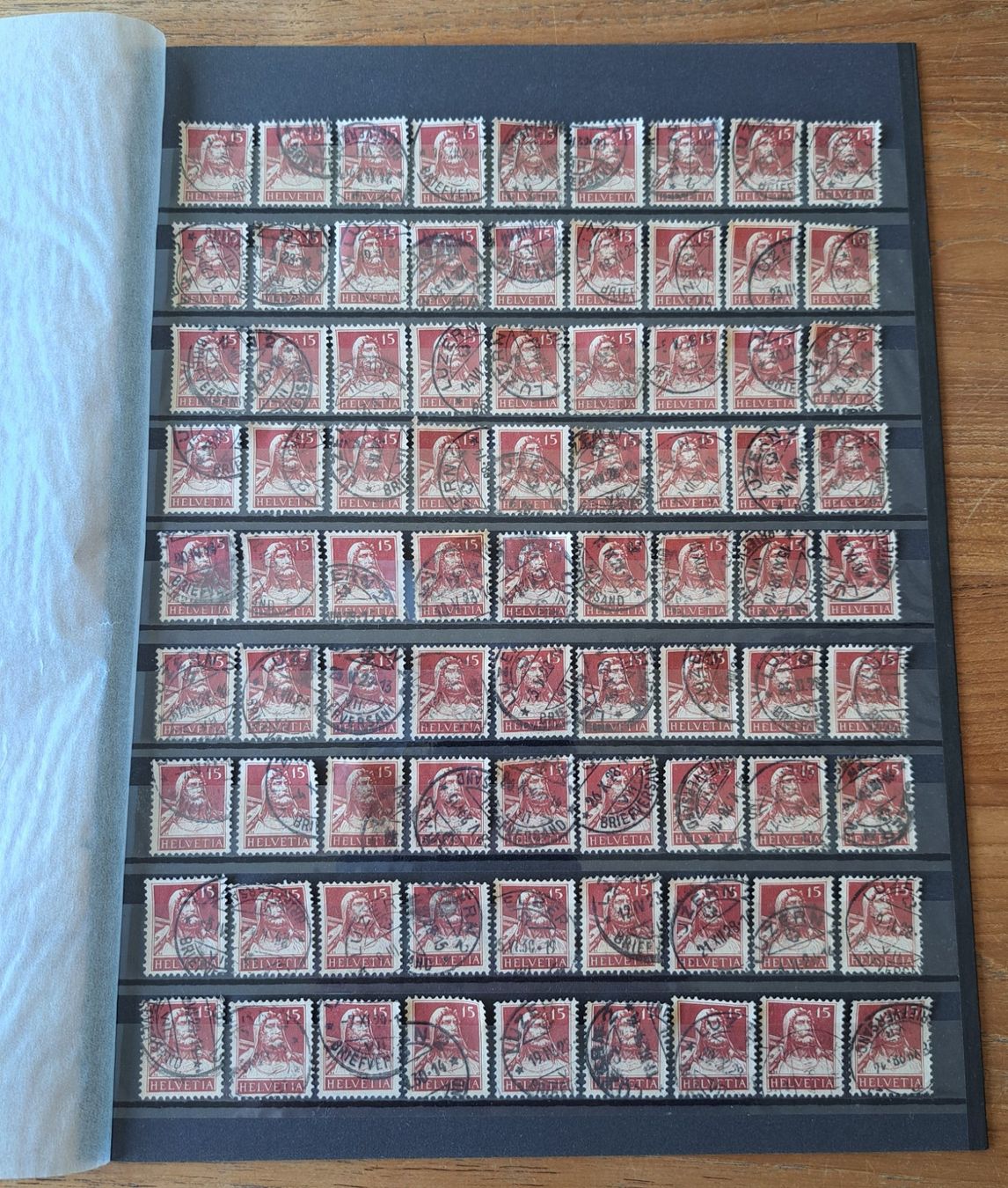 Alle Briefmarken: CH 173 ʘ 81x SBK 729.- – Gebraucht aus Biel/Bienne von ESOXMAN