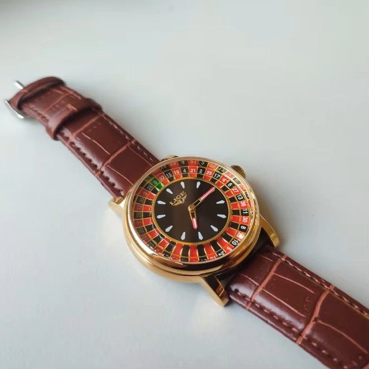 Uhren: Quartz Uhr Stil von Casino Roulette – Neu und originalverpackt aus Lausanne von WATCH-WORLD 1