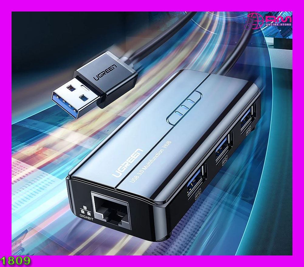 Hubs & Switches: USB Ethernet USB 3.0 auf RJ45 HUB – Neu und originalverpackt aus Unterägeri von RmOnline
