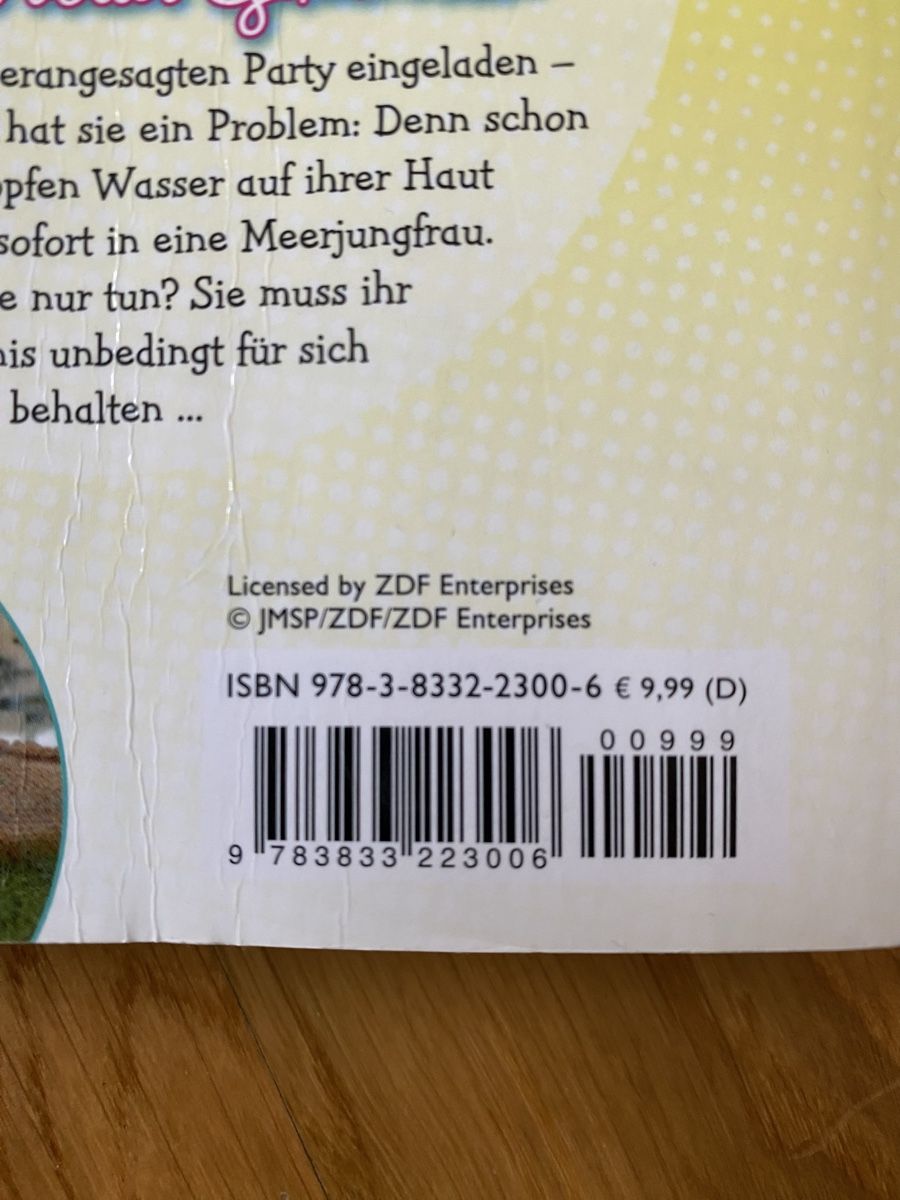 Libri: H2O - Ploetzlich Meerjungfrau, Band 1 – Usato da Arlesheim venduto da Swiss_family 2