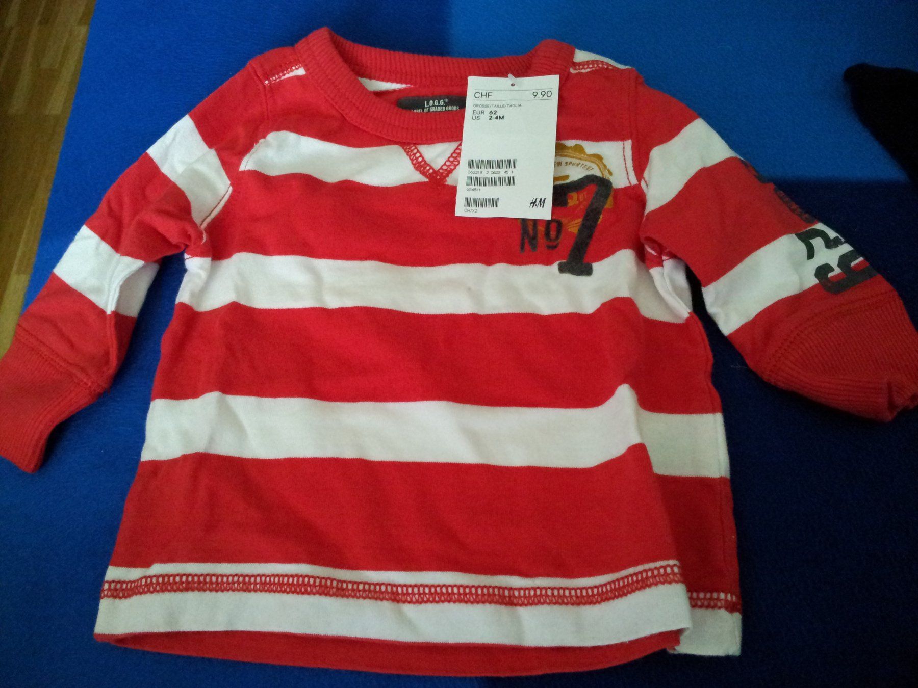 Camicie, Top & T-shirt: Babyshirts, Gr. 62 neu – Nuovo e nell'imballaggio originale da Zürich venduto da cyma02 1