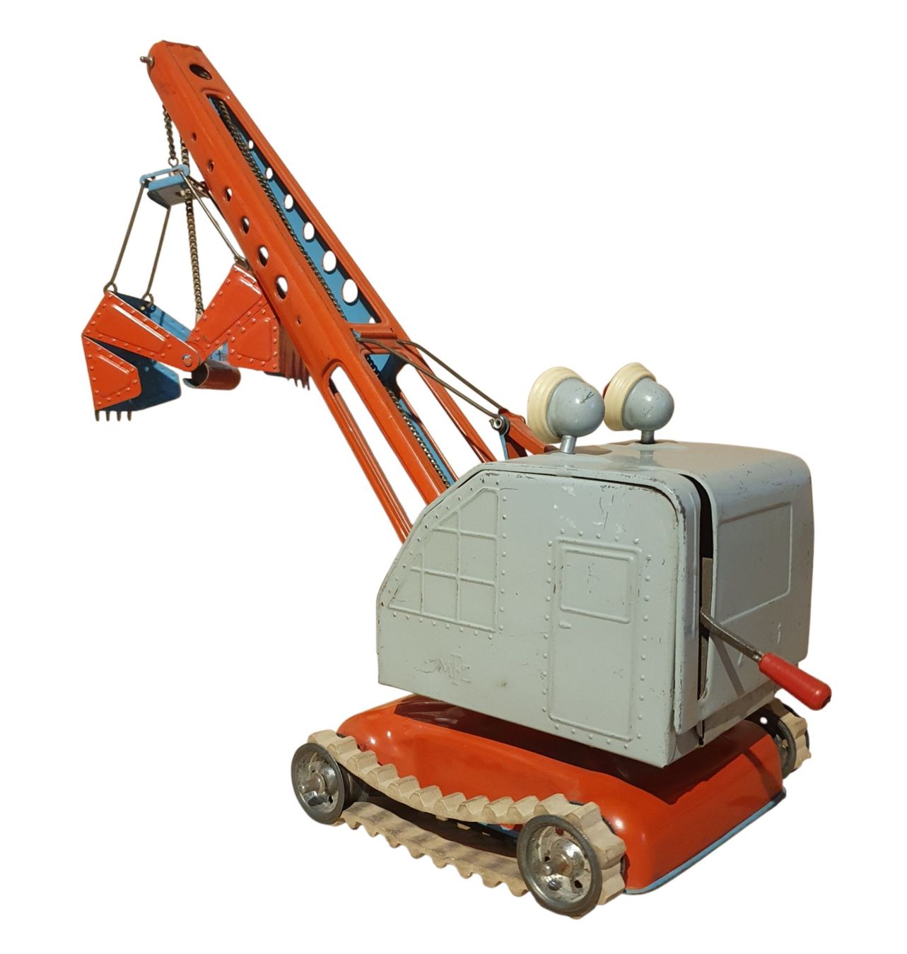 Giocattoli: alter Greifbagger aus den 50er Jahren – Usato da Flawil venduto da RoverVitesse 4