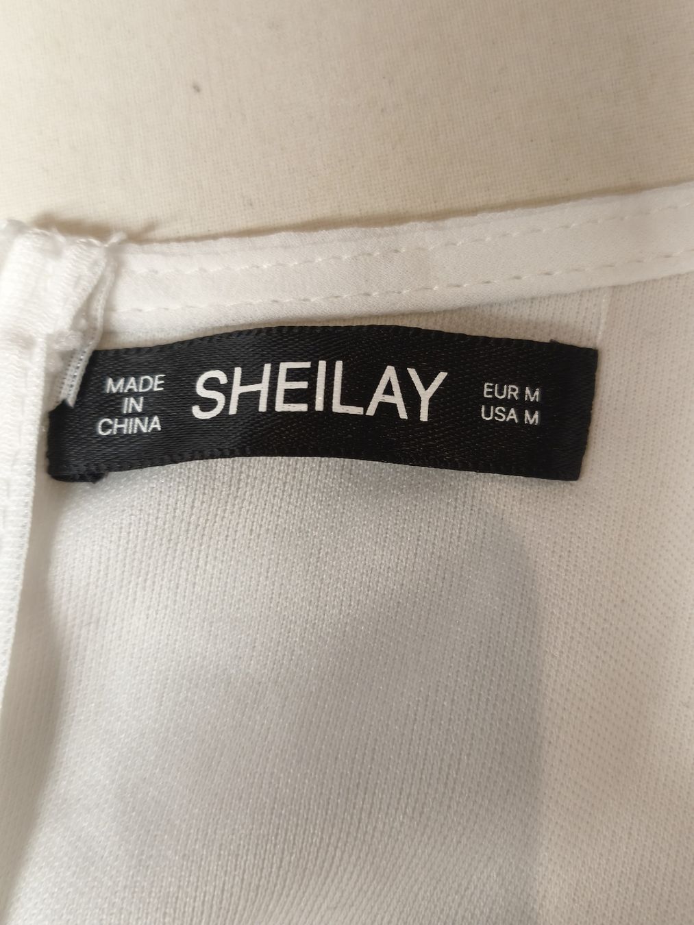 Shein Kleider: Weisses Kleid von SHELLAY in Gr.M – Neu (gemäss Beschreibung) aus Emmetten von SecondhandSiska 3